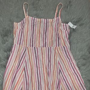 Striped Sleeveless Dress